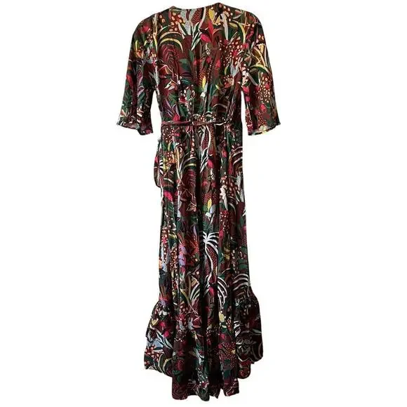 Farm Rio x Anthropologie Fiesta Wrap Maxi Dress
Size Extra Small - Picture 9 of 9